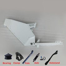 부릉이 가성비 고성능 클래식 배달용 전기자전거 2019 최신 디자인 5000W 3000W 1500W 1000W 눈 지방 산악 Enduro Ebike 프레임, 흰색 지방 frameA 키트