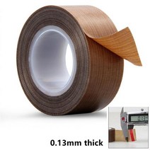 10M 고온 테이프 300 학위 천으로 온도 단열 방수 접착 PTFE 씰링 기계 자기, [01] 0.13mm, [01] 5mm, 01 0.13mm_01 5mm