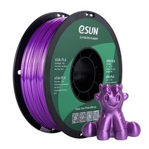 ESUN Silk PLA 3D 프린터 필라멘트 치수 정확도 / 0.03mm 1kg 스풀 1.75mm 그린 USA 미국, Purple