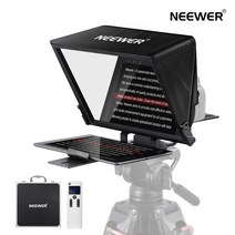 NEEWER 아이패드 스마트폰용 프롬프터 리모컨과 휴대용 케이스 포함, 텔레프롬프터x14Pro