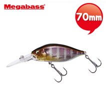 메가배스 DEEP X200 LBO 70mm 크랑크베이트 플로팅, HT이토와카사기-455346