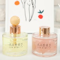 샘스캐빈 소소한공간 수국담은 자동차 방향제 100ml 차량용 디퓨저 고급, 누리달(노랑)