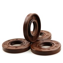 ID 15 MM TC 오일 씰 스켈레톤 브라운 불소 FKM 고무 유압 스프링 링 개스킷 15x21x4 15x23x7 2 피스, 07 15x25x7  2PCS