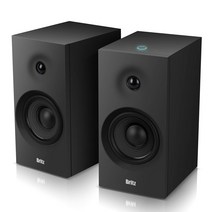 브리츠 BR-R607BT 2채널 북쉘프 블루투스 PC 스피커, 블랙