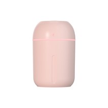 현물 소형 가습기 물방울 차량용 가정용 테이블 usb 큰 안개량 수분계 도매 작은 선물 로고, 330ml 핑크