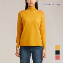 올리비아로렌 여성용 하이넥 목폴라 니트풀오버 VOBBLWW9261
