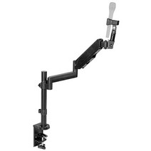 VIVO Black Height Adjustable Pneumatic Spring Microphone Counterbalance Arm Mount Compact Mic Stand