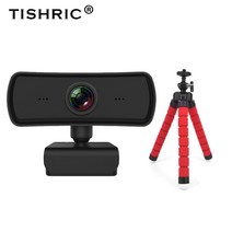 줌 웹캠 데스크탑 카메라 스터디 캠 화상 4k 컴퓨터 방송 수업 400w hd 픽셀 2k usb 1080p 용 자동 초점 웹 네트워크 교육 원격 회의 웹캐스트용 웹용, 빨간색 홀더 포함