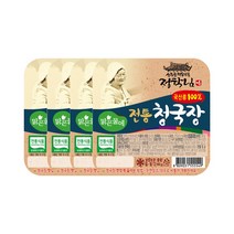 맑은물에 국산콩 운주골 정학님 전통 청국장 160gx4개, 4개, 160g