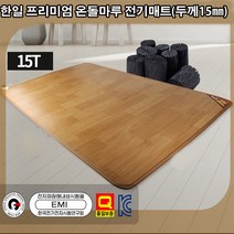 한일 프리미엄 구들장 참숯 온돌마루 전기매트 싱글, 100x183