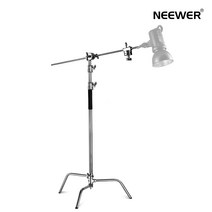 NEEWER C스탠드 삼각대 라이트스탠드, C-스탠드+붐암+그립