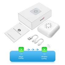 Carlinkit-미니 카플레이 박스 아우디 메르세데스 볼보 폭스바겐 등 지원 블루투스 무선 자동 연결 충전 Siri IOS15, Carlinkit Official_Wireless Ca