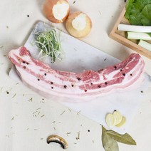 정육1번가 국내산 돼지고기 삼겹살 600g 수육용 캠핑용 통바베큐 구이용 냉장, 두껍게, 1개