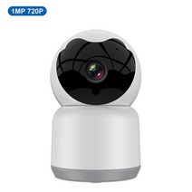 애견모니터 베이비모니터 무선cctv 전자 베이비 모니터 와이파이 1080P 슬리핑 비디오 보모 나이트 비전 양, 01 White 720P