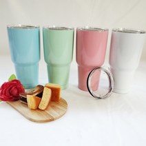 대용량 900ml 몬스터 스레인리스 텀블러 대용량텀블러, 3-3.직선형스트로우2ea+스트로우세척솔