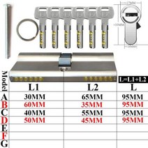 전동 실린더 전기 파워 삼면 포장기 에어 도어 공압 유럽 표준 잠금 엔트리, 95MM+C