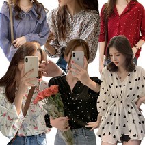 피앤비 카라셔츠 블라우스 레이스 차이나 하이넥셔츠 원피스형블라우스