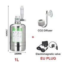 자작 화학 이탄 이산화탄소 발생기 고압 수족관 CO2 시스템 키트 스테인레스 스틸 실린더 생성기 식물 물고기 반응기, [03] 1L full set EU, 03 1L full set EU