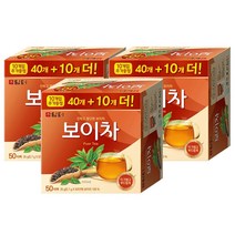 담터 보이차 50T 3개/전통차 티백차 침출차, 35g, 50개입, 3개