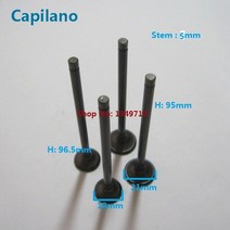 오토바이 VF125 엔진 밸브 포함 대림 125cc VF 125 예비 부품용 입구 배출구 스템 흡기 배기 좋은 품질