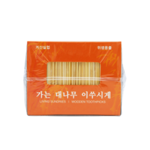 가는 대나무 이쑤시개(종이각) 약 700~800pcs, 1개