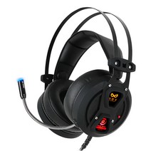티앤에스인터내셔널 NOX NX-4 블랙홀 가상 7.1채널 RGB 진동 게이밍 ANC 헤드셋 (유선), 1개, 선택하세요