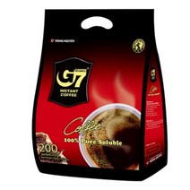 G7 퓨어 블랙 커피 수출용, 2g, 1400개