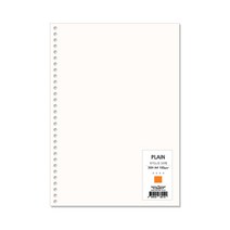 이글바인더 A4 30공 무지 무선 노트 100g 리필 속지 용지, 미색 500매