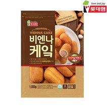 롯데 비엔나케익 미니핫도그 1kg, 1개