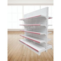 편의점 매대 마트 약국 진열대 선반 조립식 앵글 진열장, 단면 5단 93x42x135 메인프레임, 30개