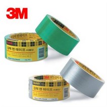 3M/강력면테이프/46X10m 회색 녹색 청테이프, 1개