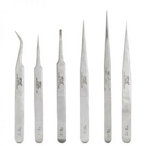 Free Shipping 100% Genuine Vetus ST Series New HRC 38 Ultra Precision 302 Stainless Tweezers Mink Ey, ST-10