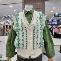 눈꽃 니트 베스트 lccjgkv02