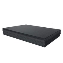 검은 동물 os 건축물 쟁반 pv 모델 채널 c발포 폼보드, T15-400x600x8밀리미터 블랙 2장