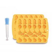 과일 젤리를 위한 미니 해골 모티브 실리콘 몰드, YW, 1개