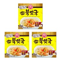 오뚜기 간편 북어국, 52.5g, 3개