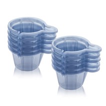 측량장비 50/100Pcs 40ML 일회용 플라스틱 컵 DIY 크리스탈 UV 에폭시 수지 금형 쥬얼리 만들기 도구 수제, 02 100pcs