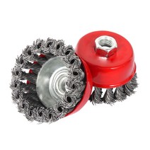 와이지알씨 다용도 와이어브러쉬 컵 75mm 전동 드릴 그라인더 녹제거 용접마무리 이물질제거