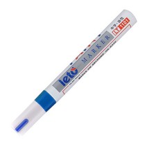 자동차 셀프도색 휠 부분도색 LT1101 화이트 타이어 페인트 마커 펜 방수 영구 바이크 오토바이 트레드용 고무 금속, [05] 파란