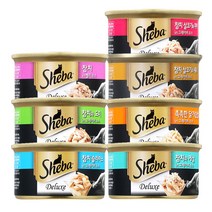 쉬바 고양이캔 7종 참치/닭가슴살/도미 85g 간식캔, 01.참치