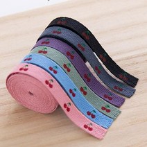 총각원단) 2마) 1cm 헤링본 테이프 체리 6color Z0378 c1, 인디핑크