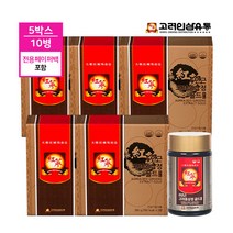 [고려인삼유통] 6년근 고려홍삼정 골드 250g x 2병 5set, 상세 설명 참조, 상세 설명 참조