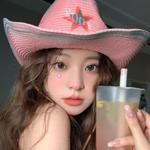 헤네스 로프 카우걸햇 카우보이 페도라 햇빛차단 모자