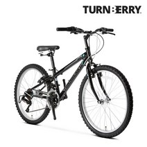 [반짝세일+완조립비 반값] 턴베리 M24 21단 24인치 MTB 자전거 초등학생 어린이자전거 어린이선물, 레드, 미조립