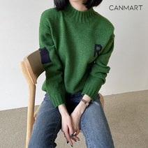 [캔마트]디아소매포켓니트 C111014/밑단트임/라운드/캐주얼