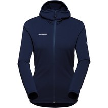 마무트 여성 Aconcagua 아콩카과 라이트 후리스 미드레이어 후드 등산자켓 마린