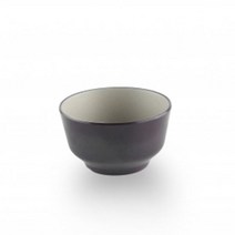 투톤 멜라민 구형 일식공기-한식 한정식 퓨전 레스토랑 업소용 멜라민그릇, TK그레이브라운