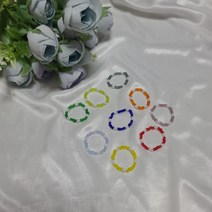 로즈데이드 무광 포인트 비즈반지