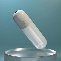 SUNWOOX 휴대용 쿨 미스트 가습기 교체 가능한 탱크 식물 사무실 자동차 아기 방을 위한 USB 데스크탑 가습기 자동 꺼짐 및 두 가지 미스트 모드 매우 조용한 미, White