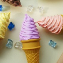 맛있는 디자인 소프트콘 아이스크림 (랜덤컬러), 단품